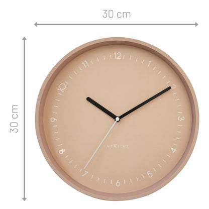 Comnox - Wandklok 30 cm - Stil en Elegant - Comfort en Veiligheid - Aluminium