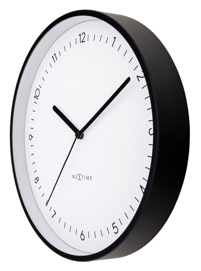 Comnox - Wandklok 30 cm - Stil en Elegant - Comfort en Veiligheid - Aluminium