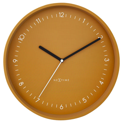 NeXtime Berlin - Stille wandklok met aluminium design - 30 cm