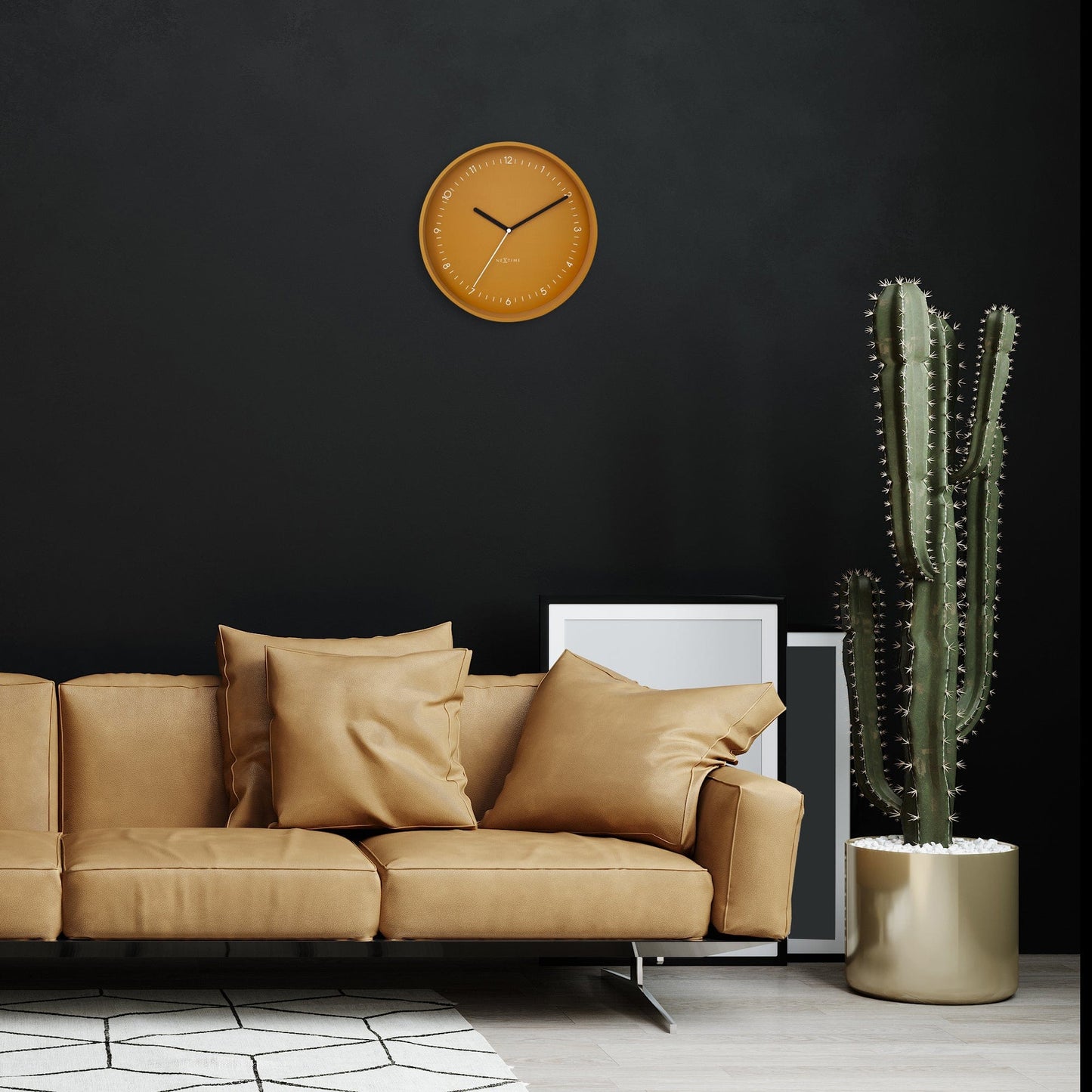 Comnox - Wandklok 30 cm - Stil en Elegant - Comfort en Veiligheid - Aluminium