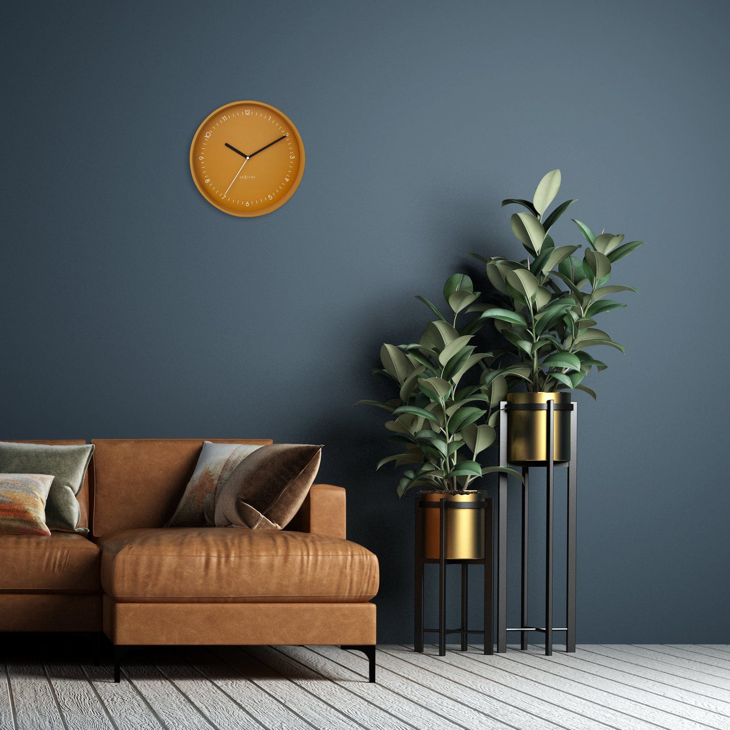 Comnox - Wandklok 30 cm - Stil en Elegant - Comfort en Veiligheid - Aluminium