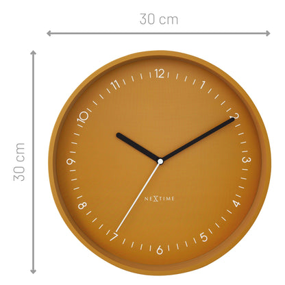 Comnox - Wandklok 30 cm - Stil en Elegant - Comfort en Veiligheid - Aluminium