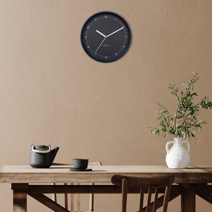 NeXtime Berlin - Stille wandklok met aluminium design - 30 cm