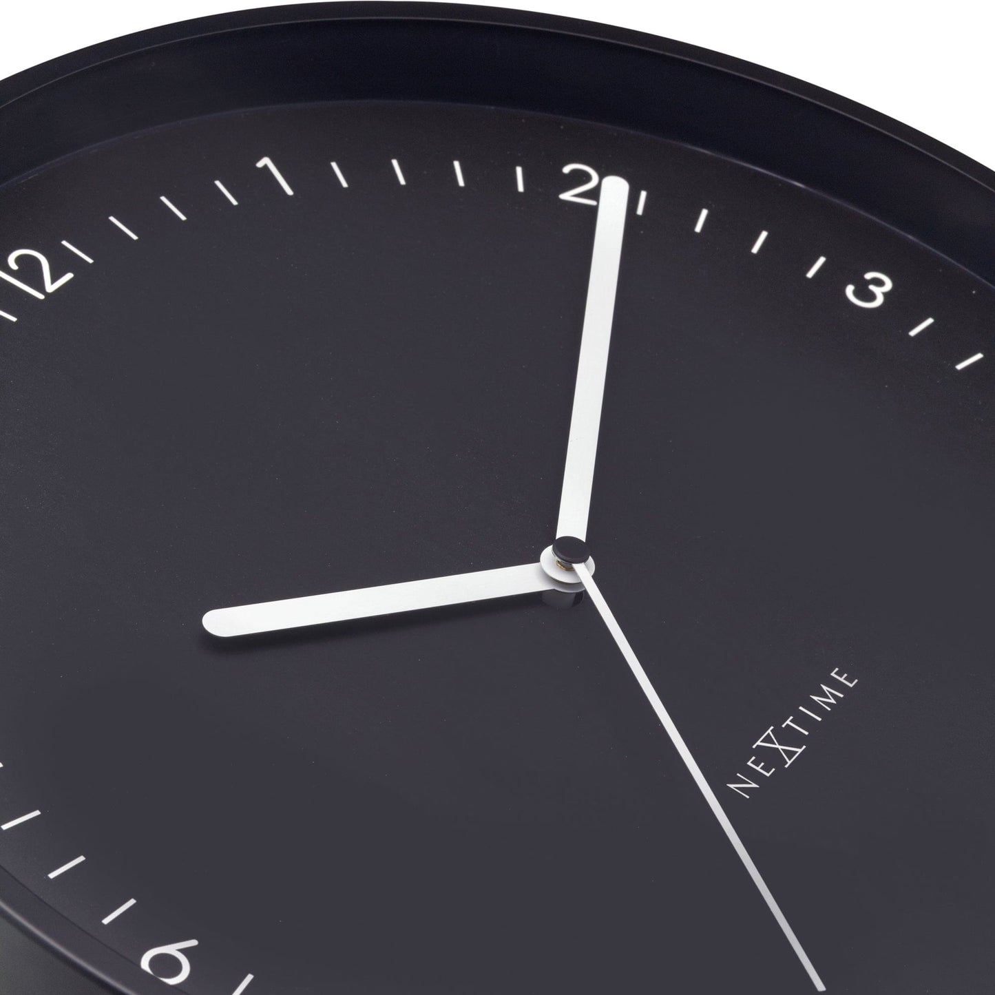 NeXtime Berlin - Stille wandklok met aluminium design - 30 cm