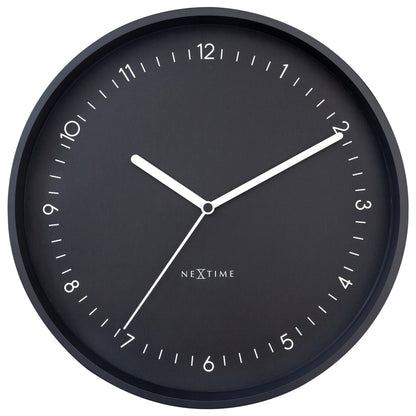 NeXtime Berlin - Stille wandklok met aluminium design - 30 cm