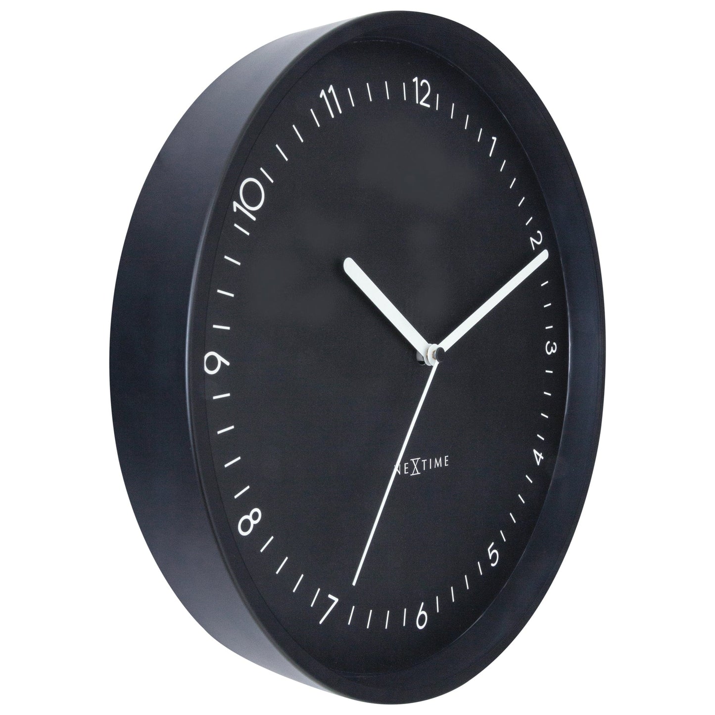 NeXtime Berlin - Stille wandklok met aluminium design - 30 cm