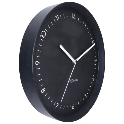 NeXtime Berlin - Stille wandklok met aluminium design - 30 cm