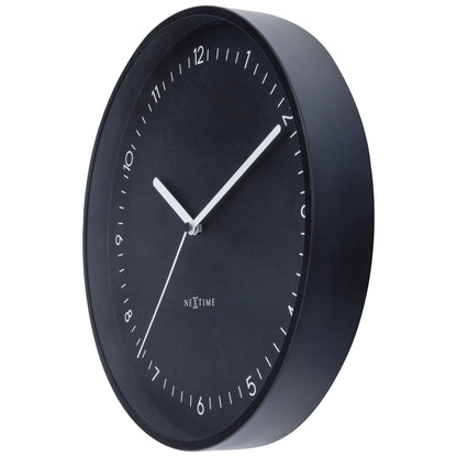 NeXtime Berlin - Stille wandklok met aluminium design - 30 cm