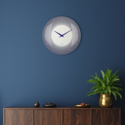 NeXtime Deep 50 - Design Wandklok met Optische Illusie - 50cm