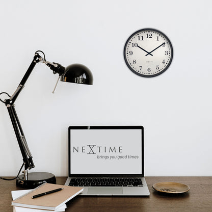 NeXtime Dickens - Stijlvolle Wandklok met Silent Mechanisme - 30 cm