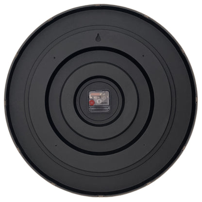 Wall clock 50cm-Silent-Black/White-Plastic-NeXtime 'Dickens Large'