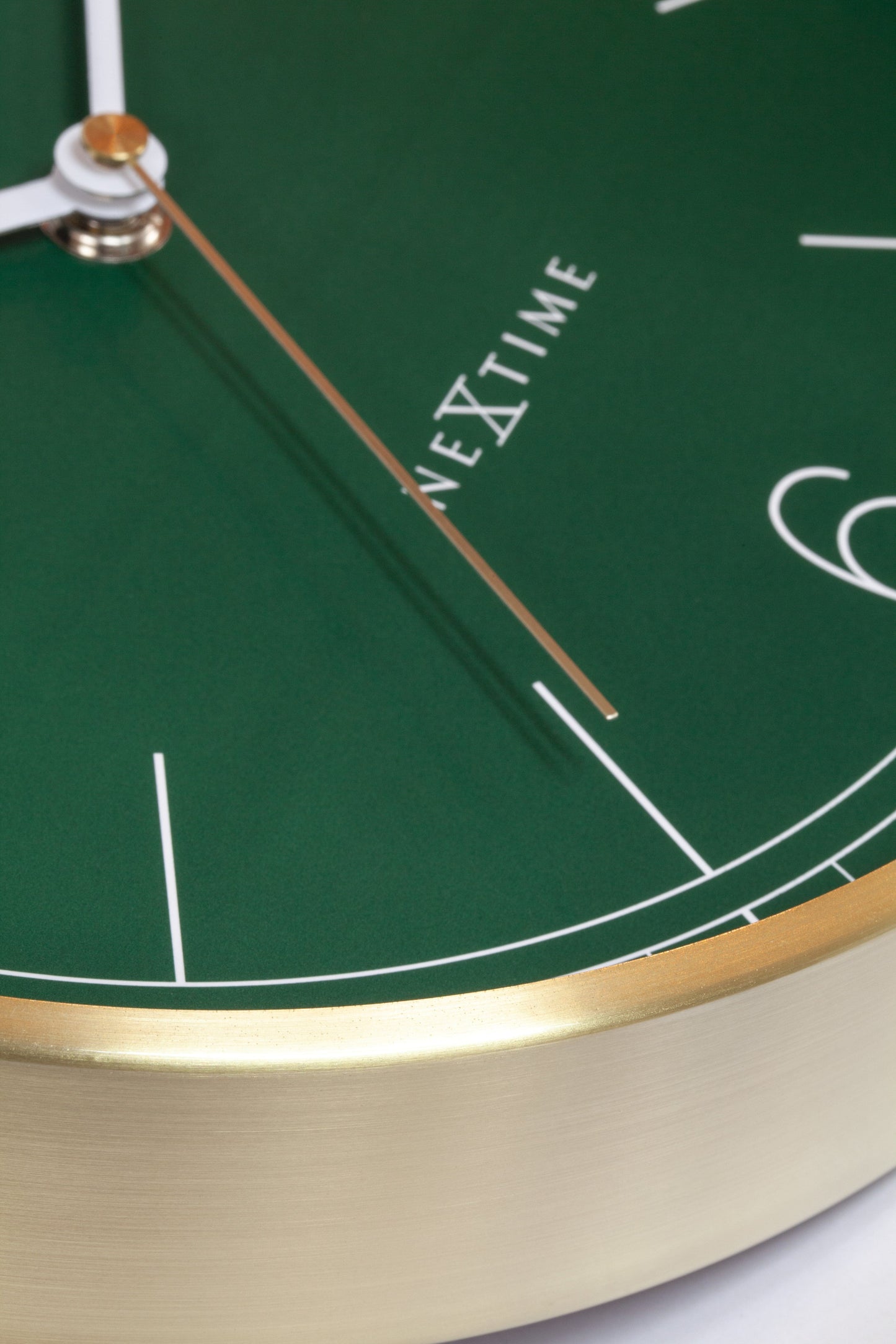 Comnox - Bolero - Wandklok 25cm - Stil & Elegant - Whisper Quiet - 1xAA Batterij - Silent Mechanism - Groen/Turquoise/White/Black
