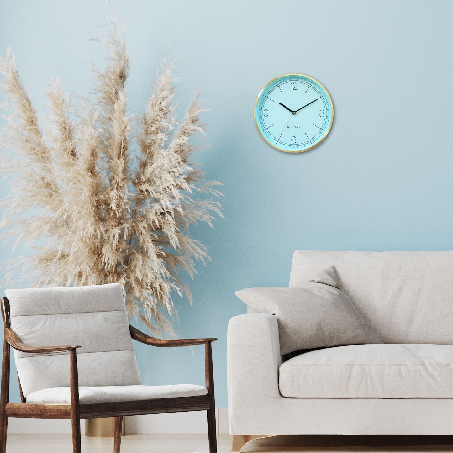 NeXtime Bolero - Elegante wandklok met stil loopwerk - 25 cm