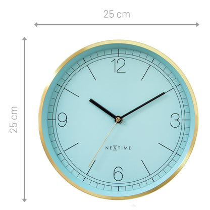 NeXtime Bolero - Elegante wandklok met stil loopwerk - 25 cm