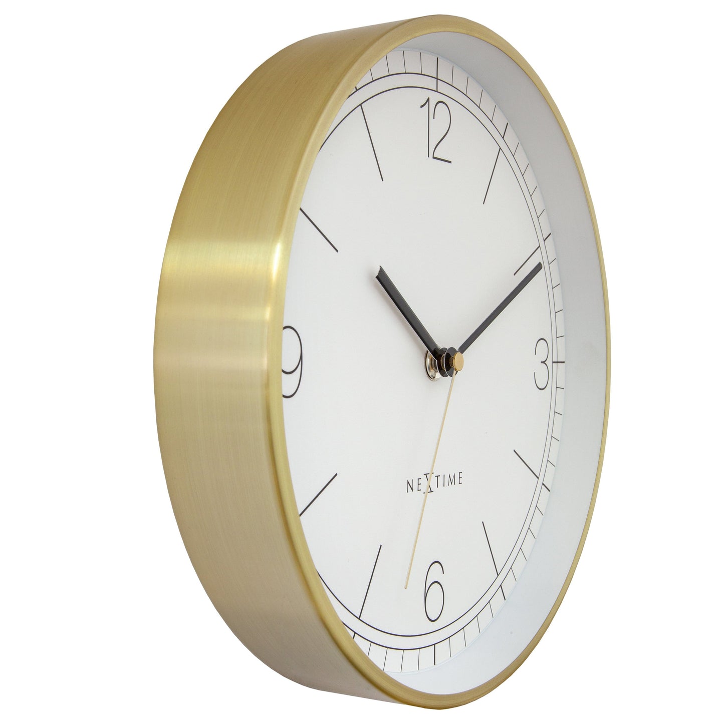 Comnox - Bolero - Wandklok 25cm - Stil & Elegant - Whisper Quiet - 1xAA Batterij - Silent Mechanism - Groen/Turquoise/White/Black