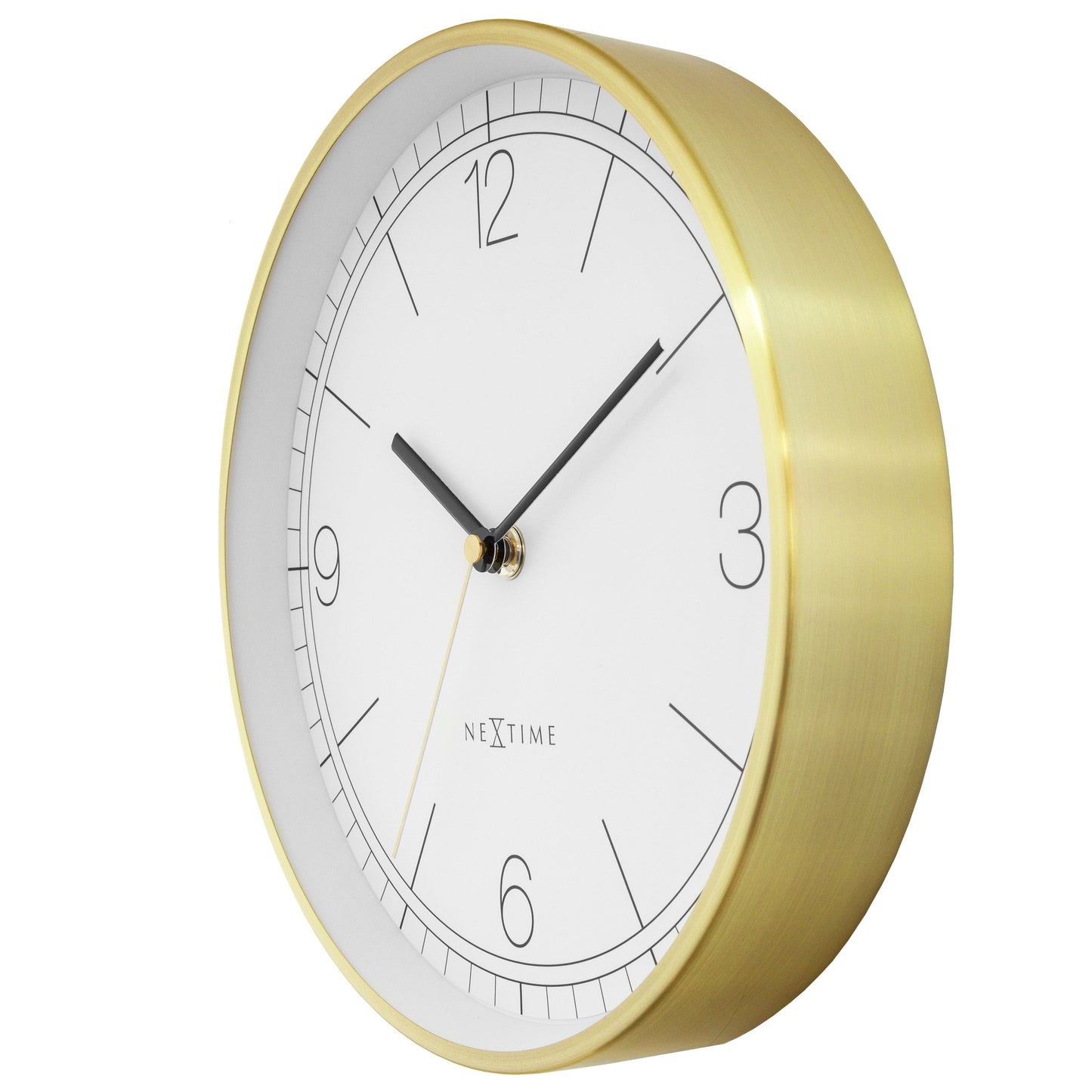 Comnox - Bolero - Wandklok 25cm - Stil & Elegant - Whisper Quiet - 1xAA Batterij - Silent Mechanism - Groen/Turquoise/White/Black