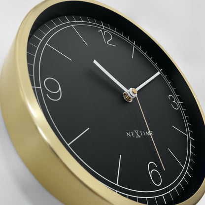 Comnox - Bolero - Wandklok 25cm - Stil & Elegant - Whisper Quiet - 1xAA Batterij - Silent Mechanism - Groen/Turquoise/White/Black