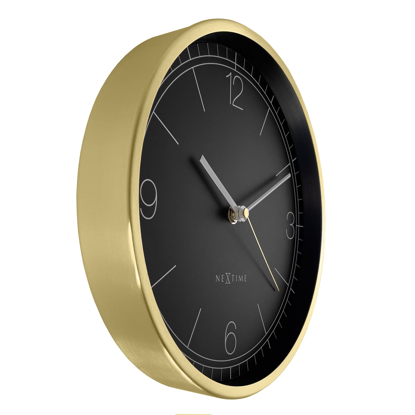 Comnox - Bolero - Wandklok 25cm - Stil & Elegant - Whisper Quiet - 1xAA Batterij - Silent Mechanism - Groen/Turquoise/White/Black