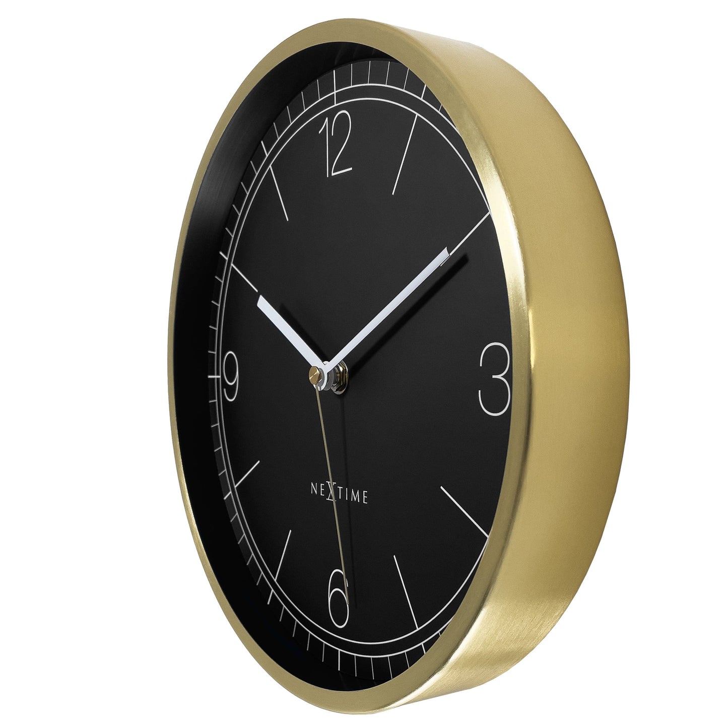 Comnox - Bolero - Wandklok 25cm - Stil & Elegant - Whisper Quiet - 1xAA Batterij - Silent Mechanism - Groen/Turquoise/White/Black