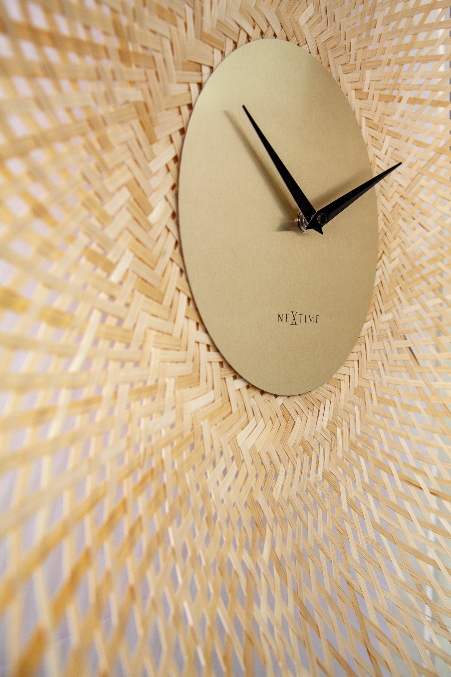 NeXtime Vortex - Natuurlijke wanddecoratie - 60cm Bamboe