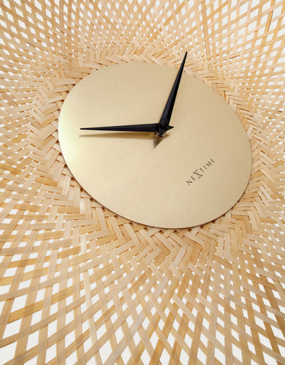NeXtime Vortex - Natuurlijke wanddecoratie - 60cm Bamboe