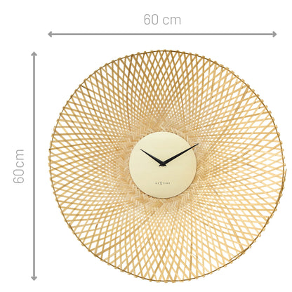 NeXtime Vortex - Natuurlijke wanddecoratie - 60cm Bamboe
