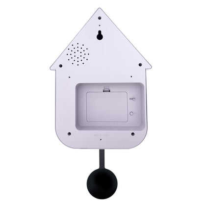 Wall clock 21.5x41.5x8.5cm - Pendulum - Cuckoo -NeXtime 'Twitter'