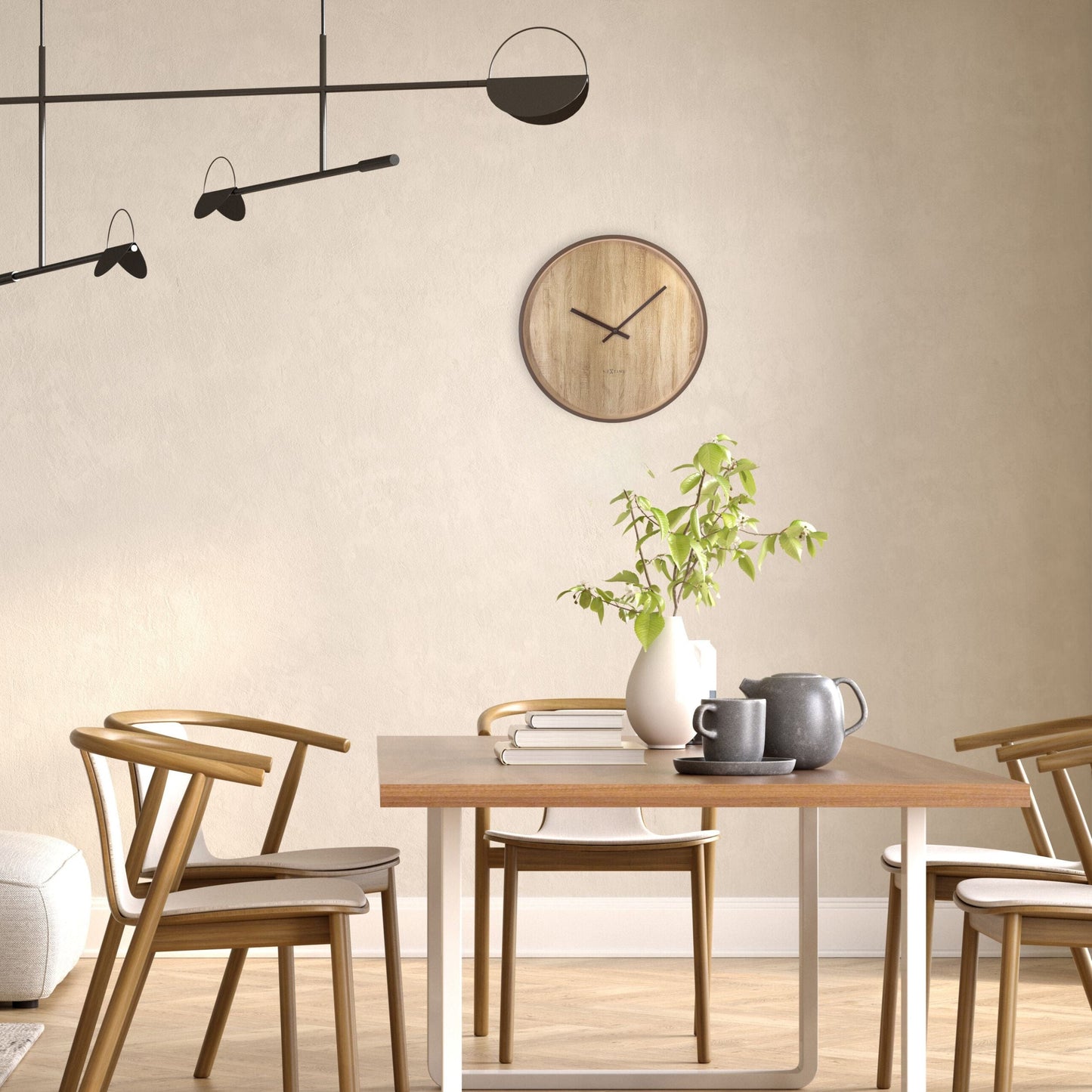 NeXtime Oslo Wandklok - Geluidloos Design - 30cm