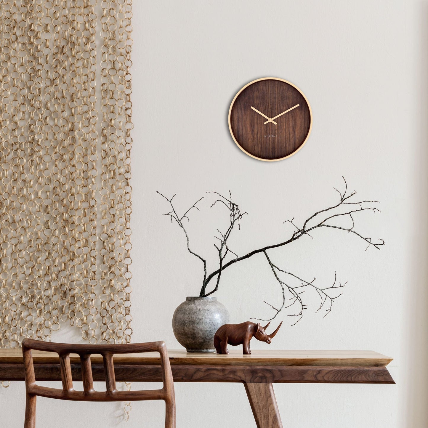 NeXtime Oslo Wandklok - Geluidloos Design - 30cm