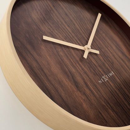 NeXtime Oslo Wandklok - Geluidloos Design - 30cm