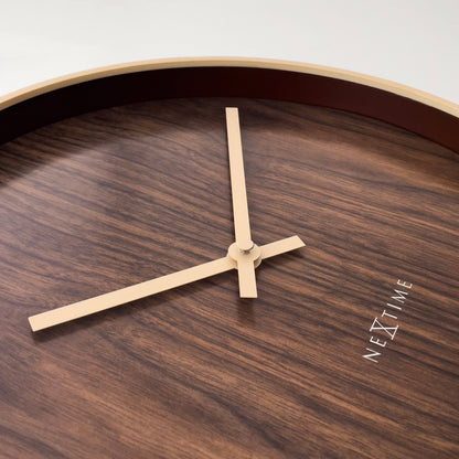NeXtime Oslo Wandklok - Geluidloos Design - 30cm