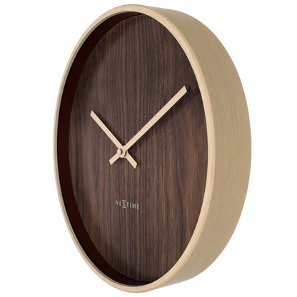 NeXtime Oslo Wandklok - Geluidloos Design - 30cm