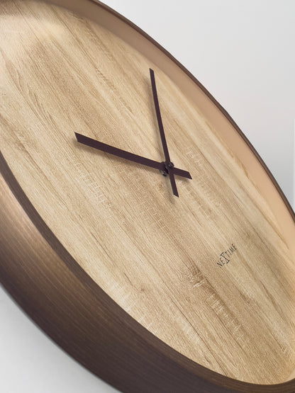 NeXtime Oslo Large - Stijlvolle Wandklok - 50 cm - Geluidloos
