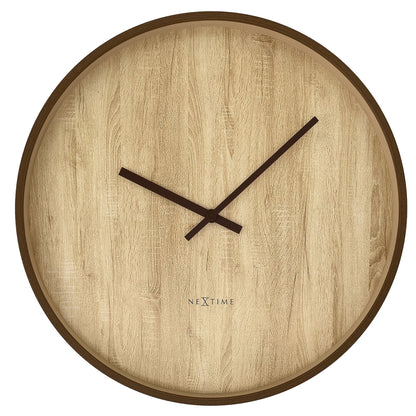 NeXtime Oslo Large - Stijlvolle Wandklok - 50 cm - Geluidloos