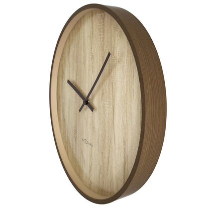 NeXtime Oslo Large - Stijlvolle Wandklok - 50 cm - Geluidloos