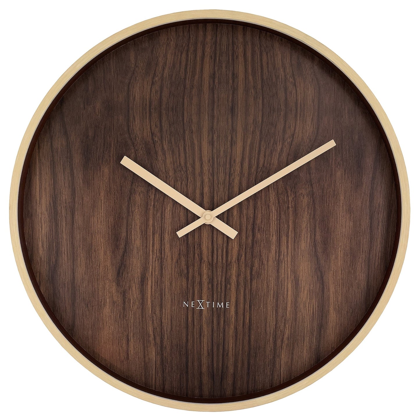 NeXtime Oslo Large - Stijlvolle Wandklok - 50 cm - Geluidloos