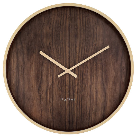 Comnox - NeXtime Oslo Large - Stijlvolle Wandklok - 50 cm - Geluidloos
