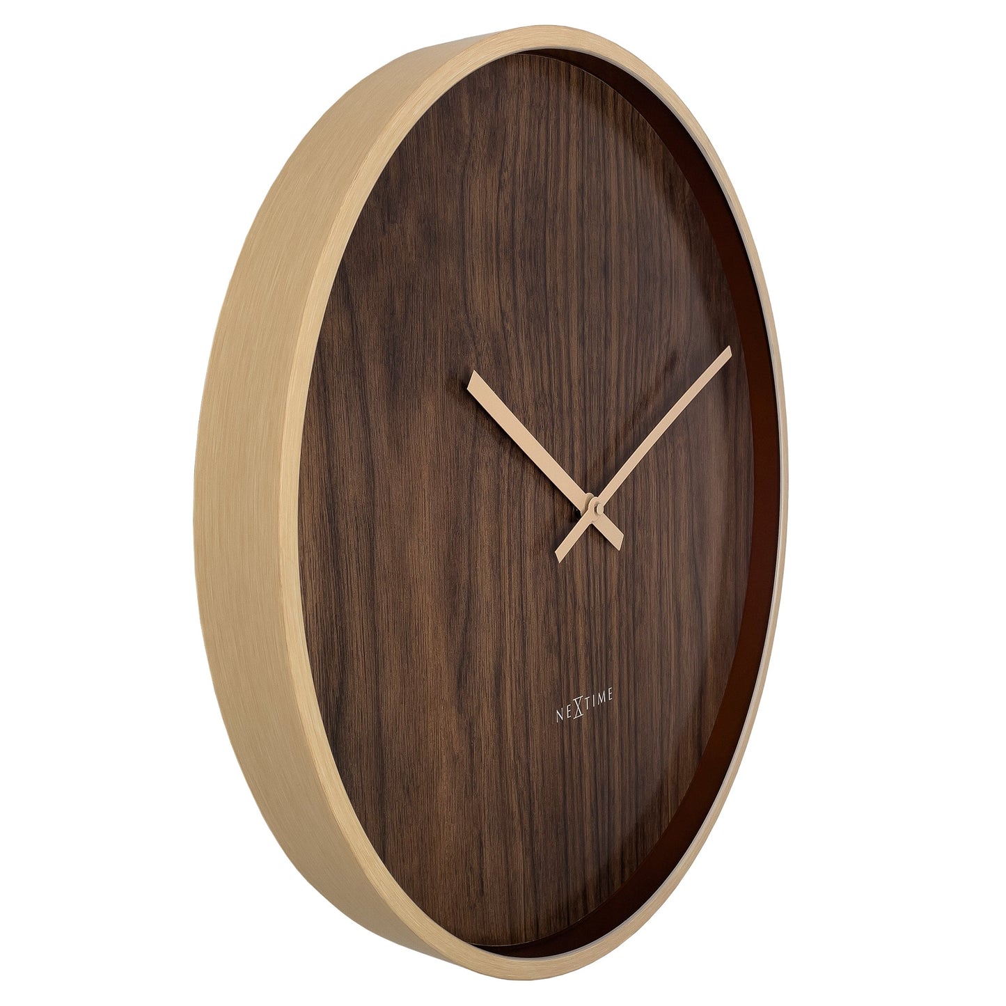 NeXtime Oslo Large - Stijlvolle Wandklok - 50 cm - Geluidloos