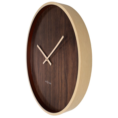 NeXtime Oslo Large - Stijlvolle Wandklok - 50 cm - Geluidloos