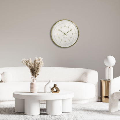 NeXtime Galaxy Large - Elegante wandklok met silent mechanisme - 77 cm