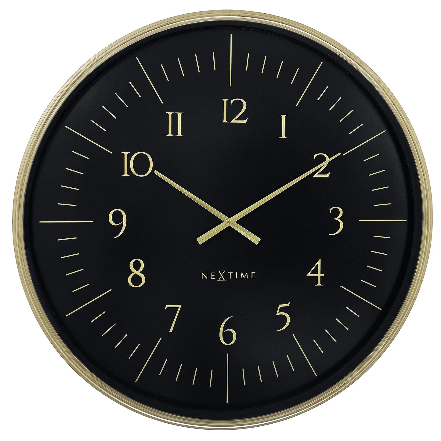 NeXtime Galaxy Large - Elegante wandklok met silent mechanisme - 77 cm