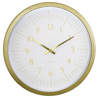 NeXtime Galaxy - Elegante wandklok met gouden details - 40 cm