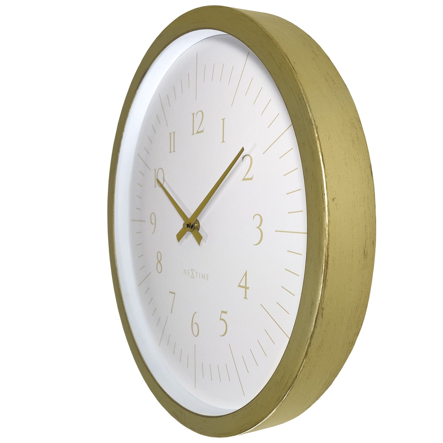 NeXtime Galaxy - Elegante wandklok met gouden details - 40 cm