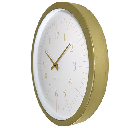 NeXtime Galaxy - Elegante wandklok met gouden details - 40 cm