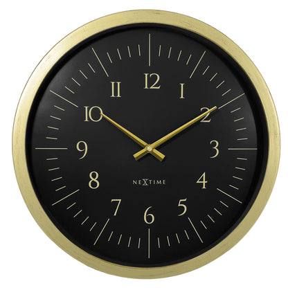 NeXtime Galaxy - Elegante wandklok met gouden details - 40 cm
