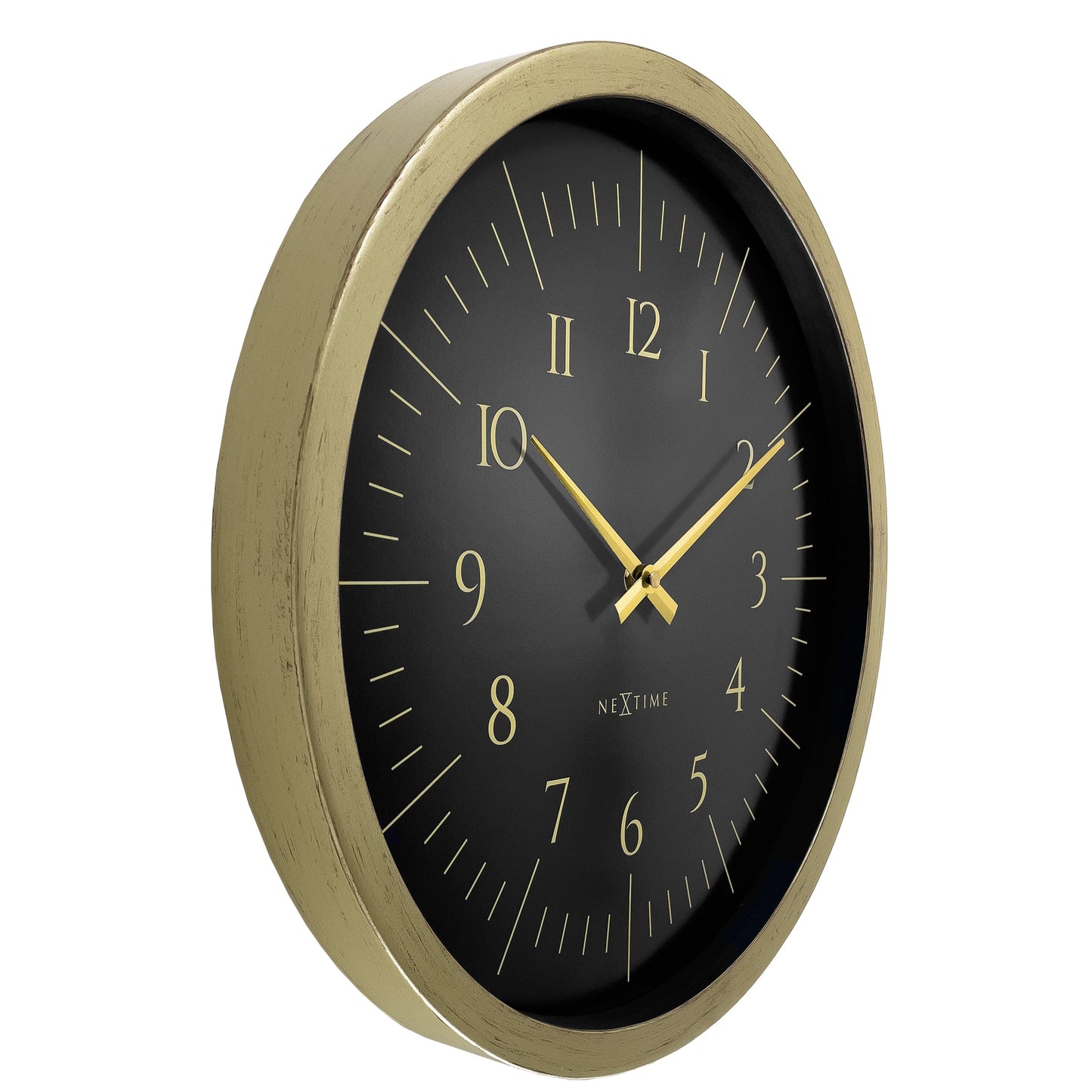 NeXtime Galaxy - Elegante wandklok met gouden details - 40 cm