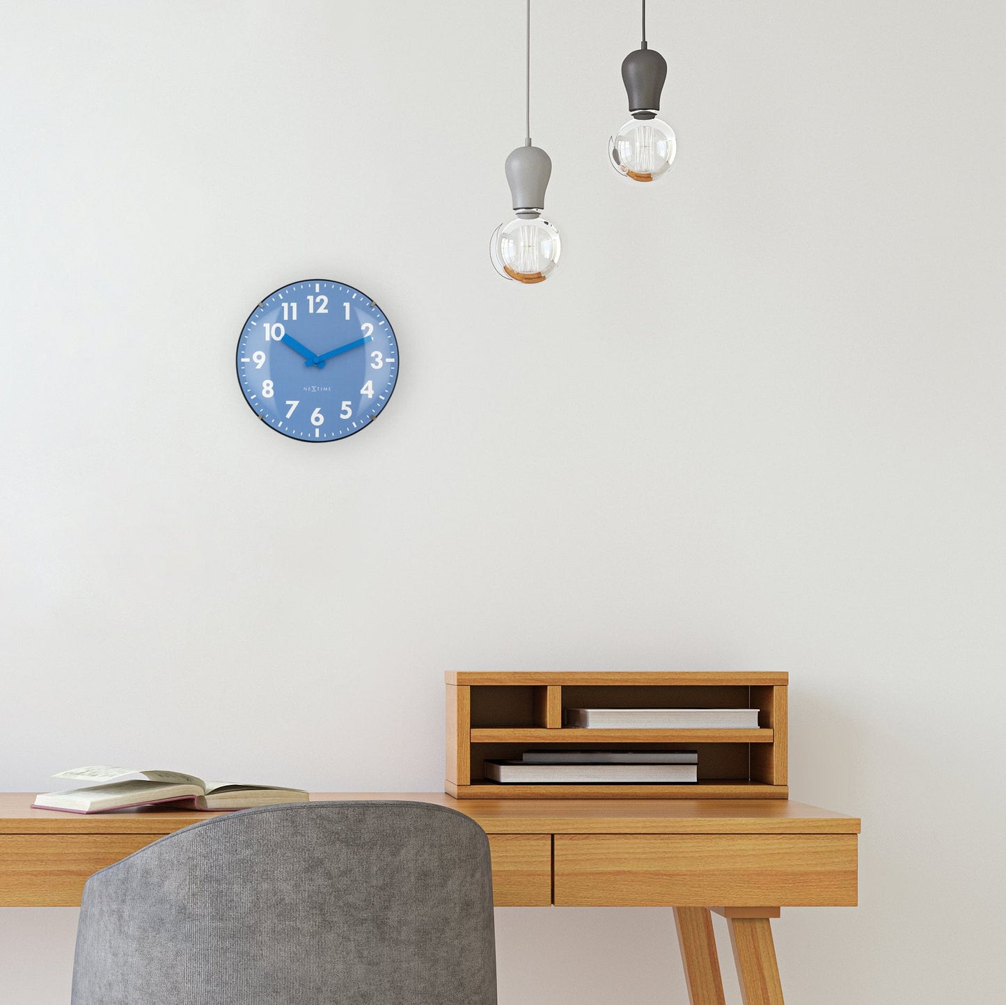 NeXtime Duomo Mini - Stille designklok met koepelglas - 20cm