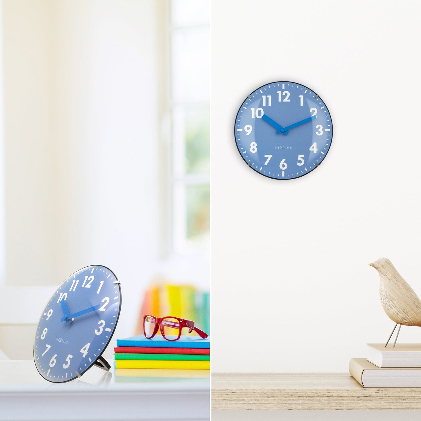 NeXtime Duomo Mini - Stille designklok met koepelglas - 20cm