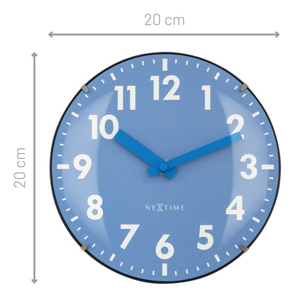 NeXtime Duomo Mini - Stille designklok met koepelglas - 20cm