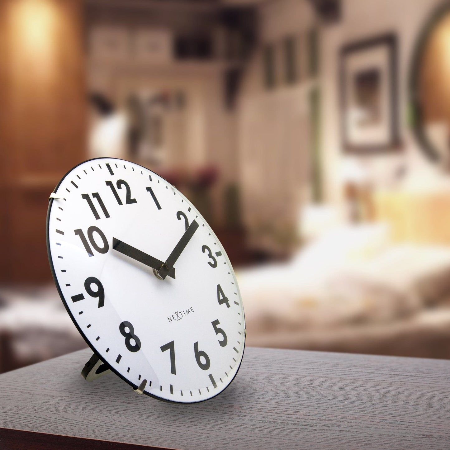 NeXtime Duomo Mini - Stille designklok met koepelglas - 20cm